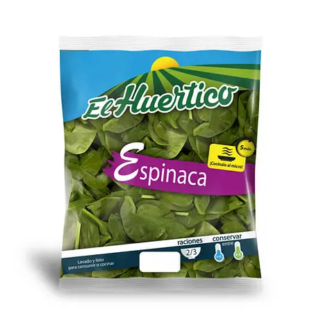 Espinacas Bolsa El Huertico — Comprar online en Fruterías Ruiz & González